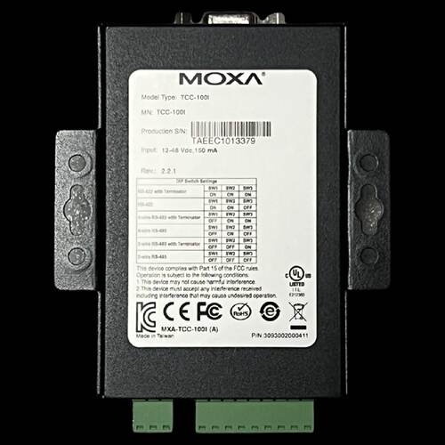 议价摩莎MOXA TCC-100I 隔离型RS-232转RS-422/485转换器，V2.2.1