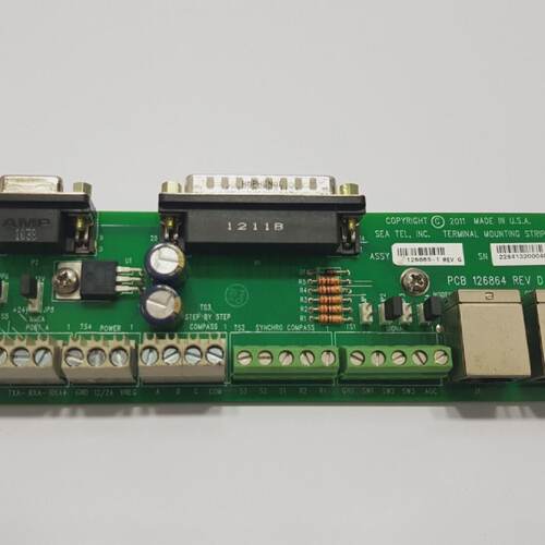 SEATEL 126864 Rev.D Terminal Halterung Streifen PCB Karte 12