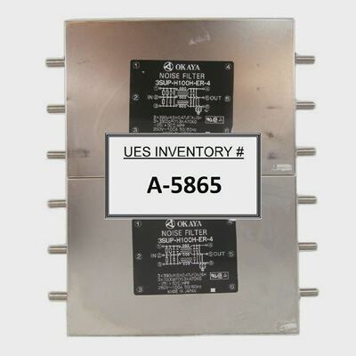 Okaya 3SUPH100HER4 Noise Filter Reseller Lot of 2 Working Su