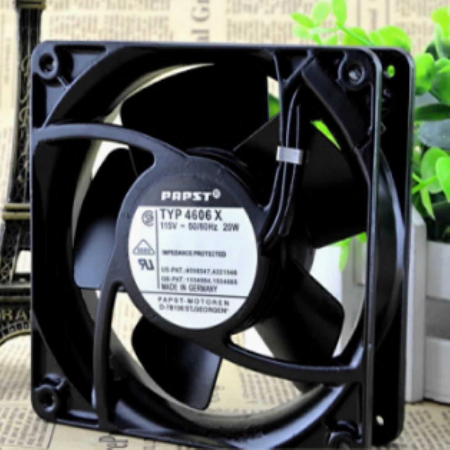 售前询价原装德国PAPST TYP 4606X 115V 20W 12CM 全金属耐高温