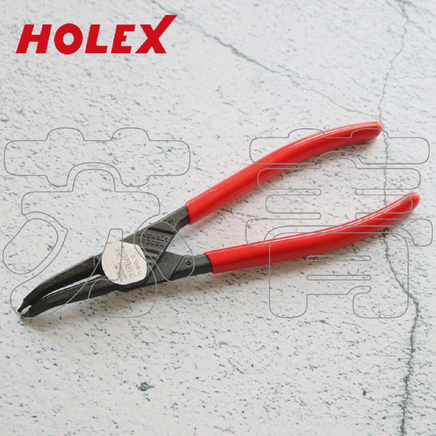 德国原装霍夫曼HOLEX45度弯头卡簧钳A0-A4外卡J0-J4内卡