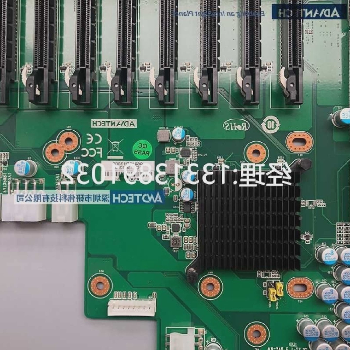 【议价】议价PCE-5B13-03A1E无电源背板13插槽3个PCI插槽8个PC