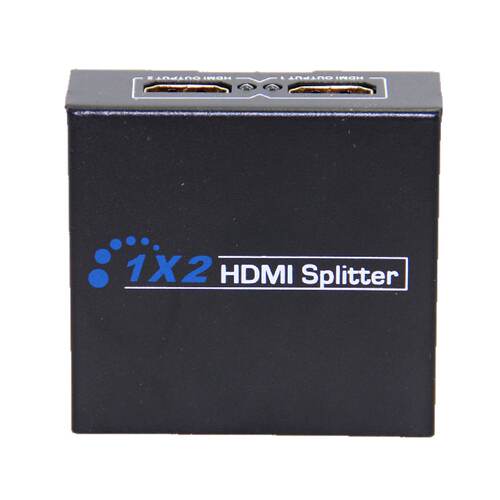 HDMI分配器一分二hdmi高清视频分屏器1分2一进二出HDM分线器批发