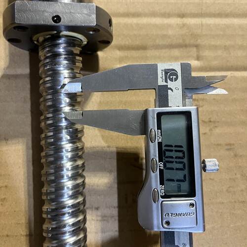 议价Tbimotion Ball Screw 2510 Total Length 1120Mm Thread 1适