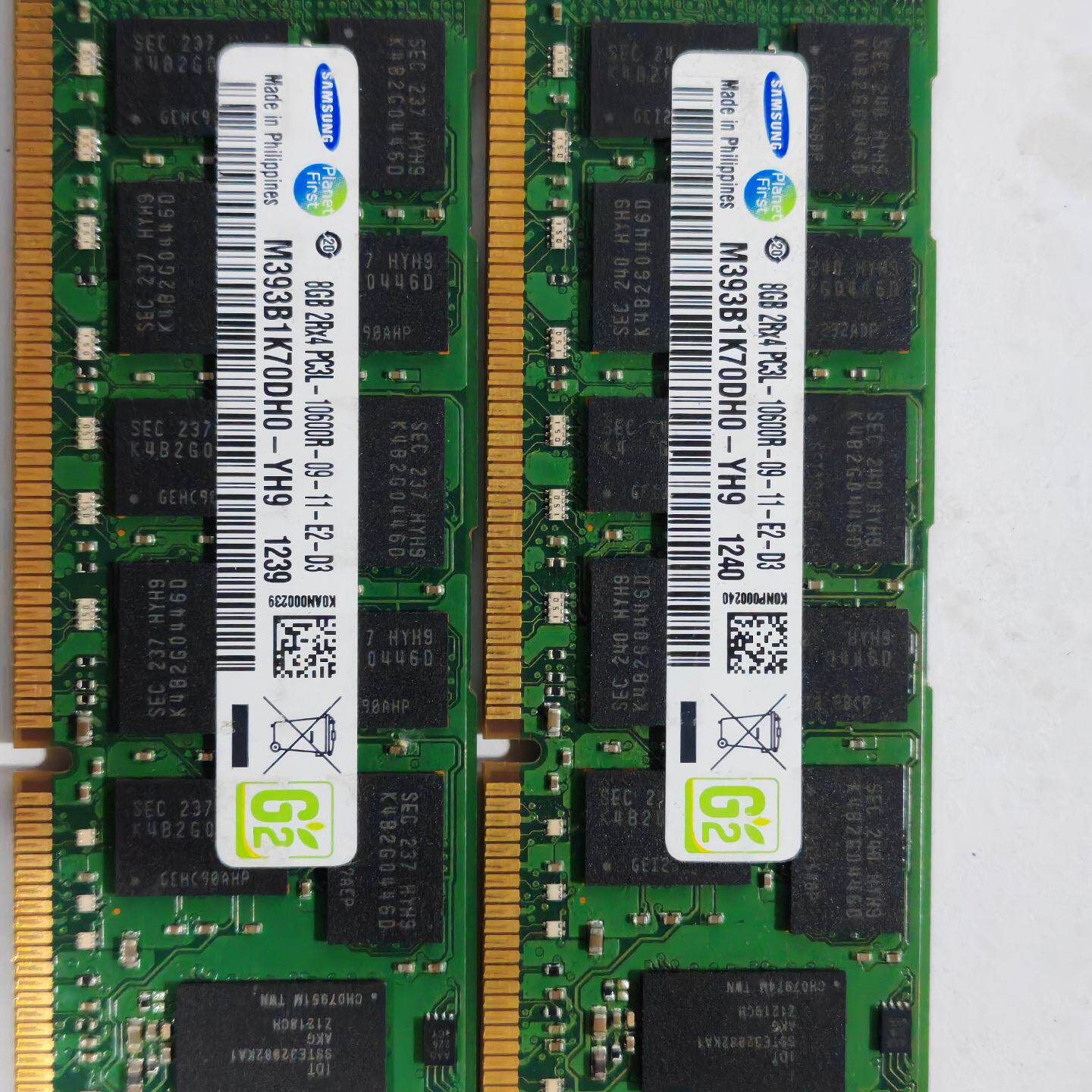 议价DDR38G服务器内存条两条一起型号M393B1议价