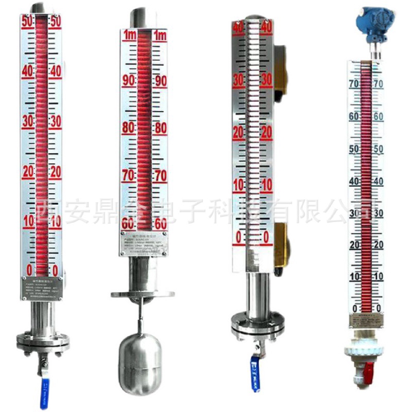 西安UHC系列磁翻板液位计厂家304材质侧装液位计远传信号
