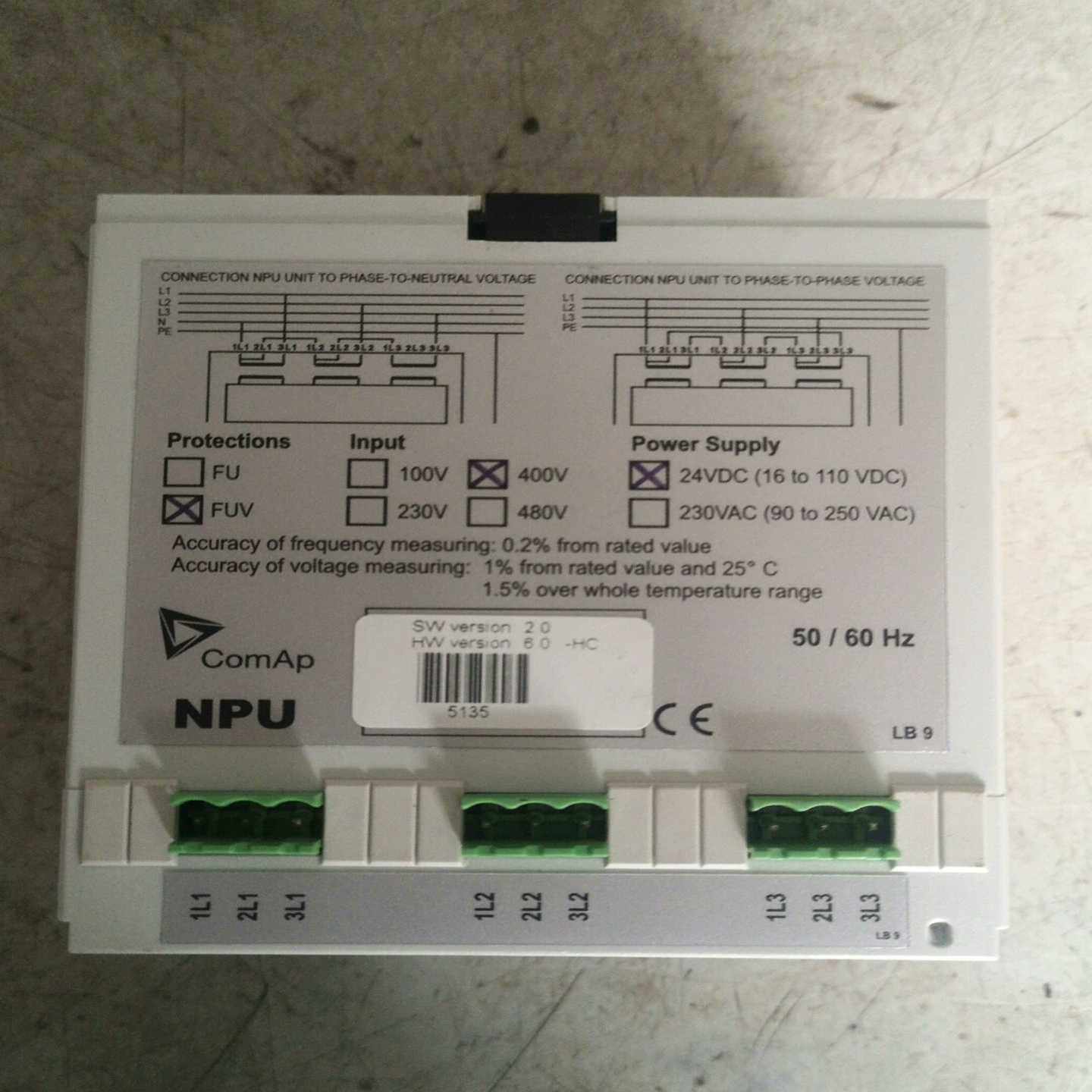 议价已检测好的ComAp，NPU