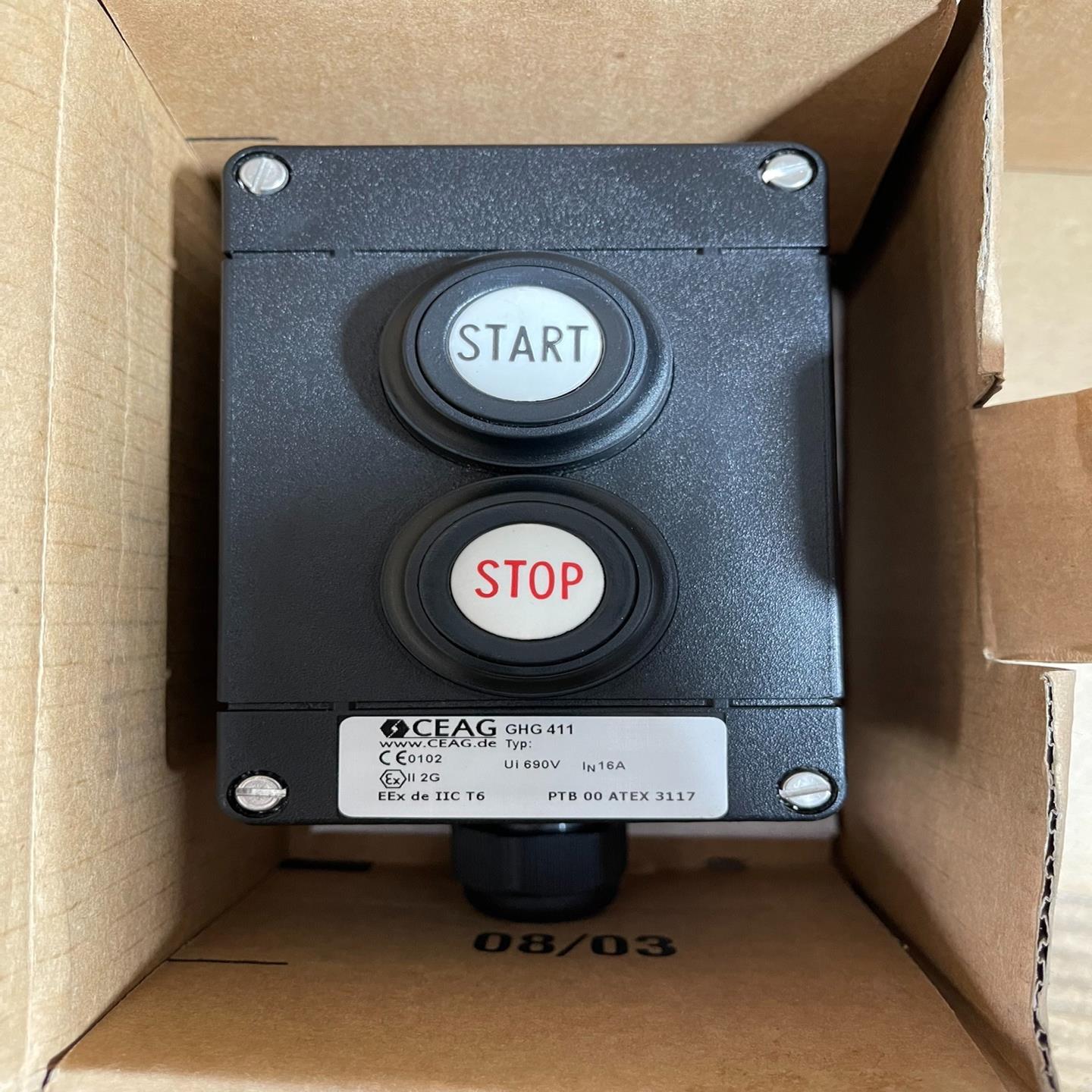 德国CEAG防爆按钮GHG411防爆开关Coope询价