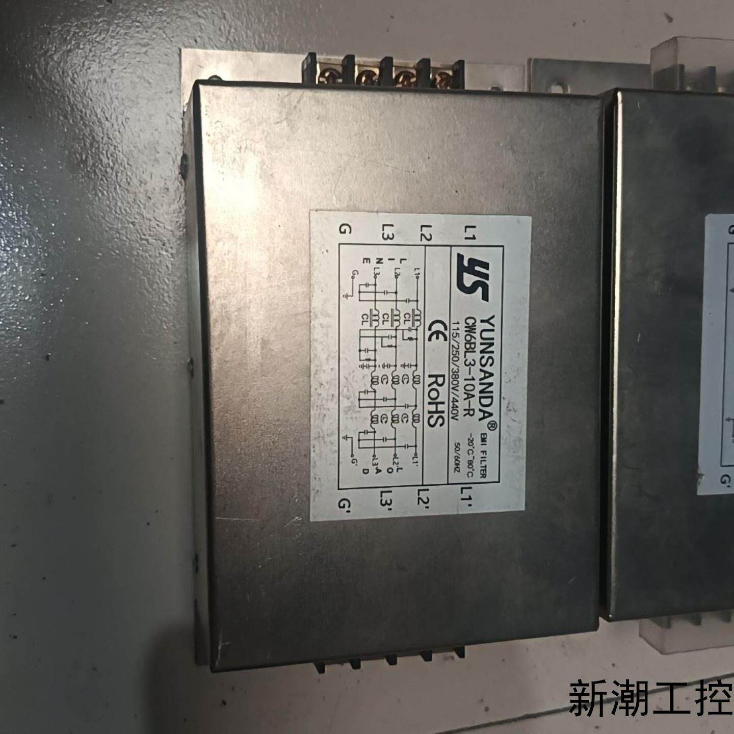 台湾YUNSANDA滤波器CW6BL3-10A-R现货3台议价商品