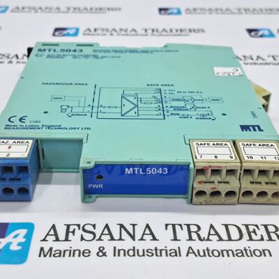 MEASURMENT TECHNOLOGY LTD. MTL5043 REPEATER POWER SUPPLY