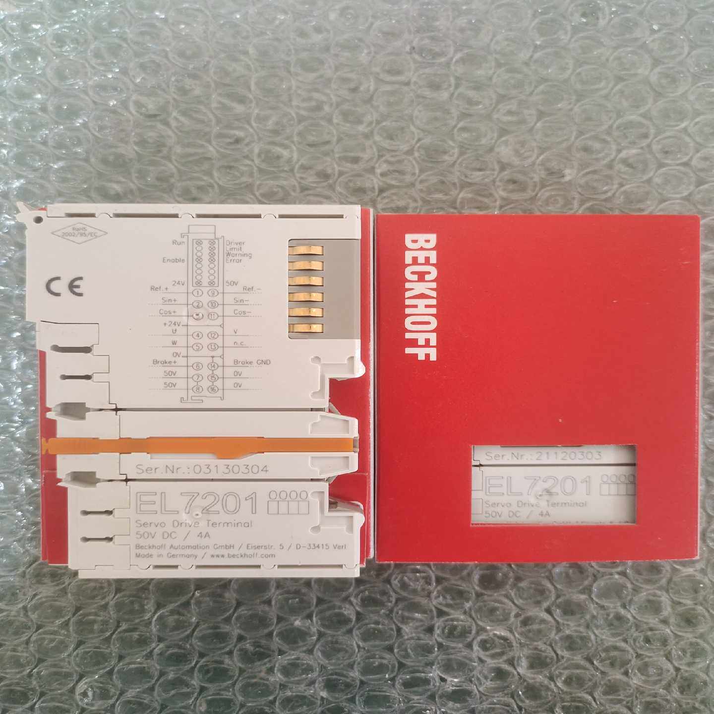 全新原装正品BECKHOFF倍福EL7201现货-议价
