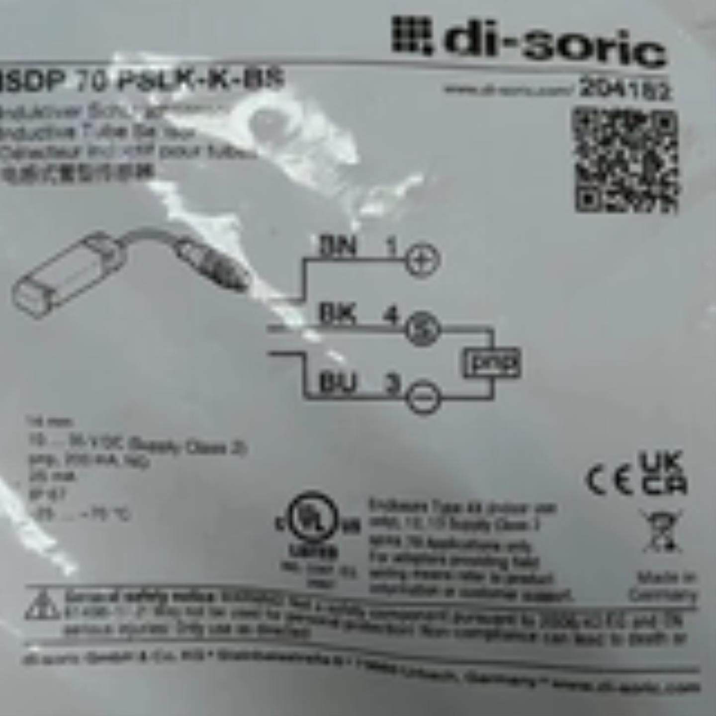 德硕瑞接近传感器PSLK-K-BS全新原装