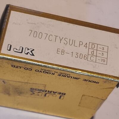 IJK   Super Precision Spindle Bearings   7007 CTYSUL P4   35