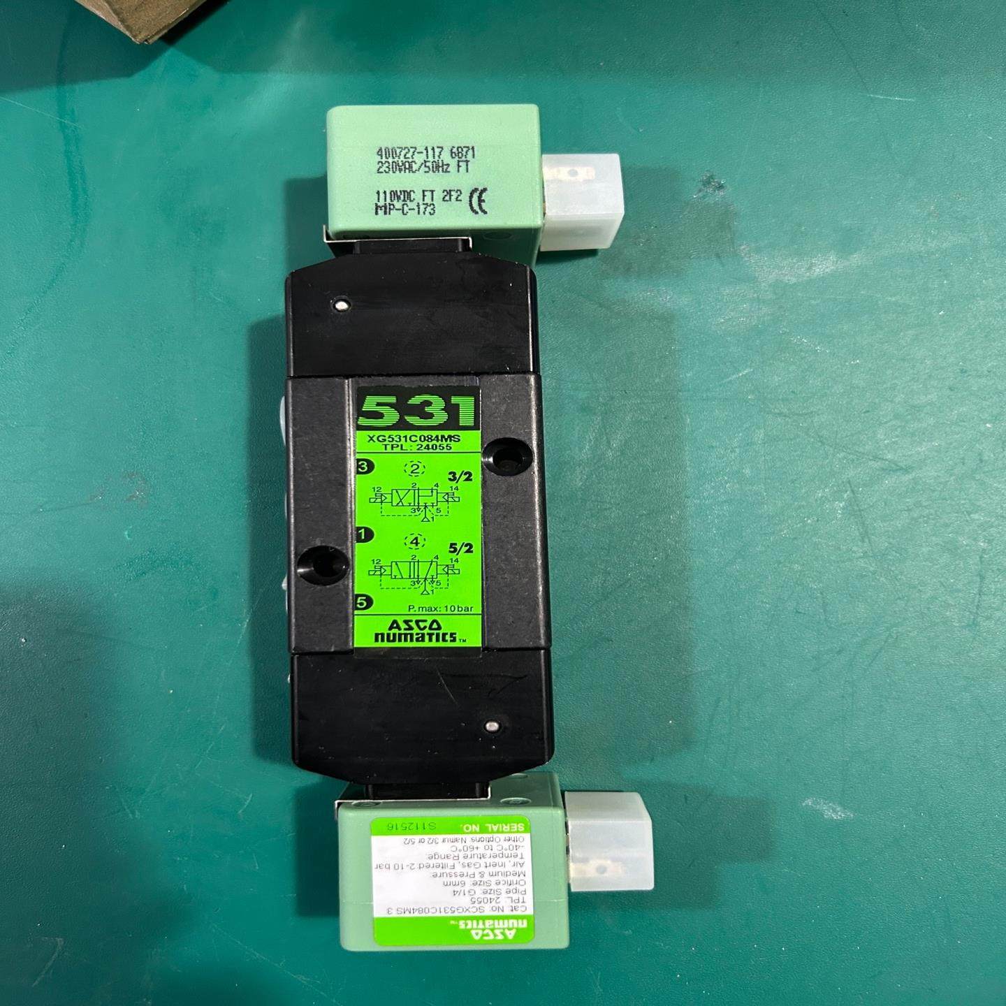 询价~Asco531电磁阀XG531084MS，110V DC