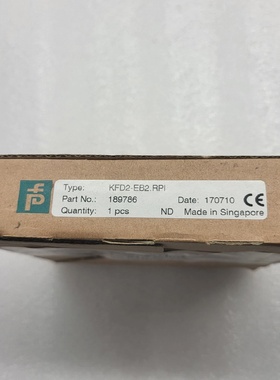 PEPPERL  FUCHS KFD2EB2RPI PART NO 189786 FREE FAST SHIP