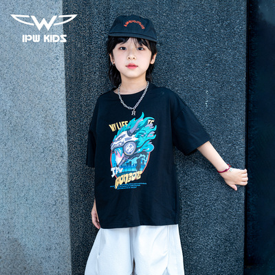 IPW男童短袖线下同款时尚上衣