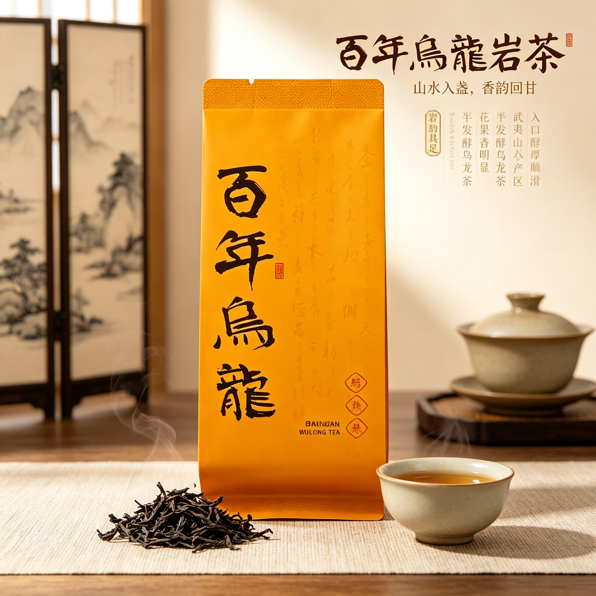 武夷山正岩炭焙中火岩韵乌龙茶