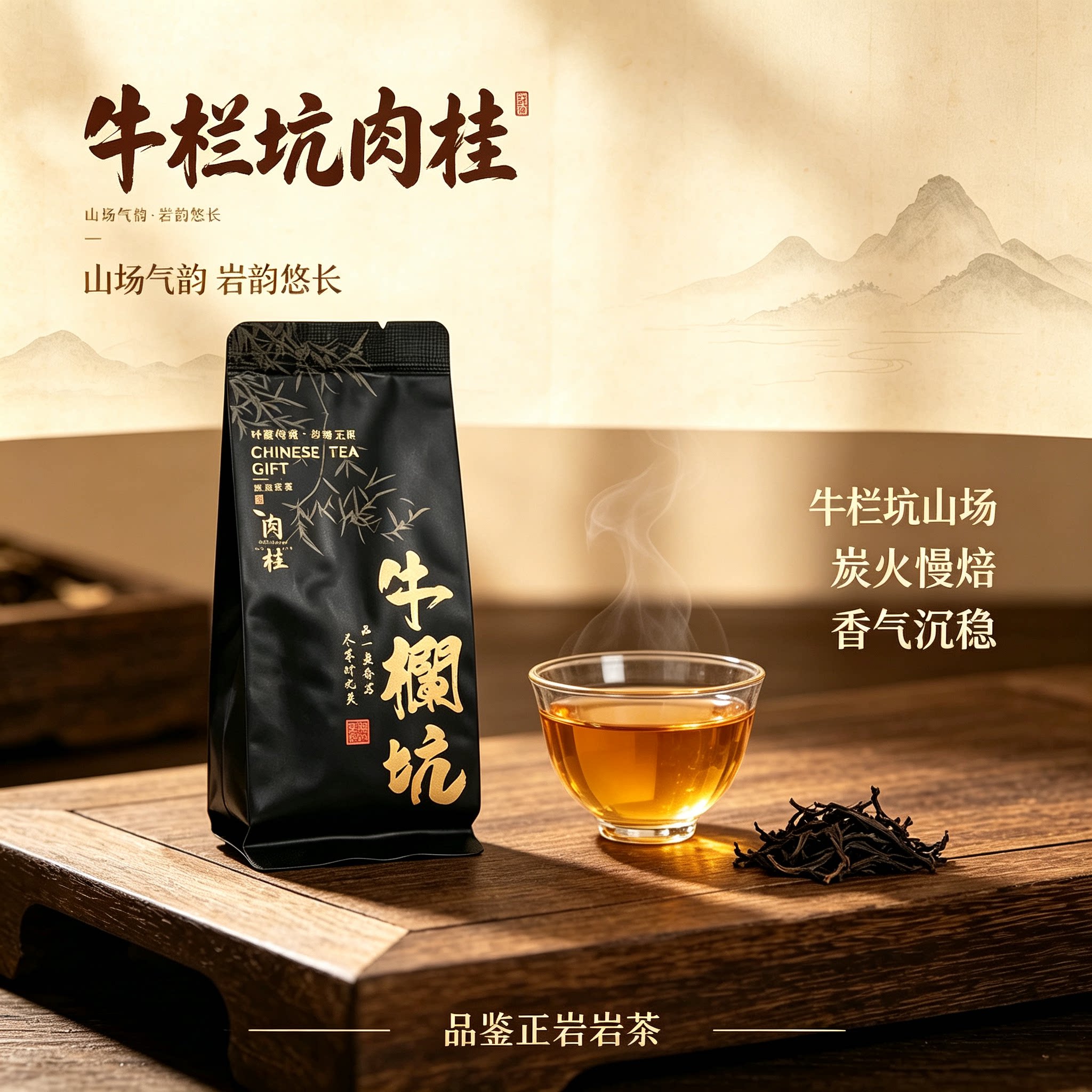 武夷山牛栏坑肉桂炭火岩茶新茶