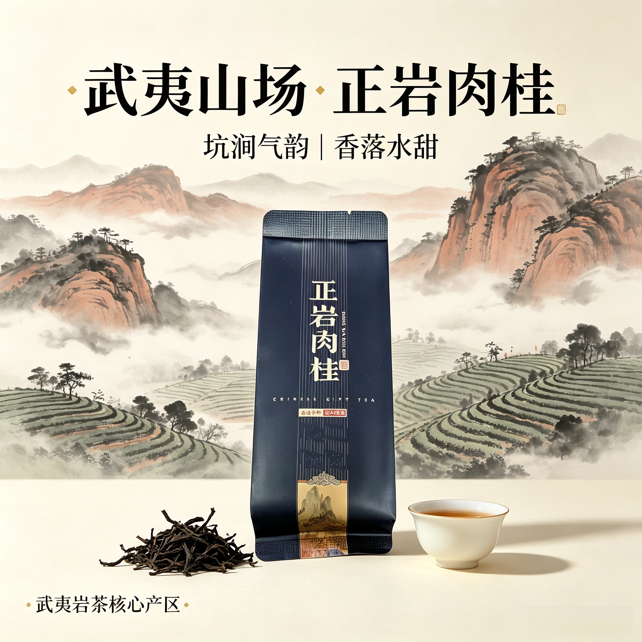 武夷正岩肉桂岩茶桂皮香辛锐