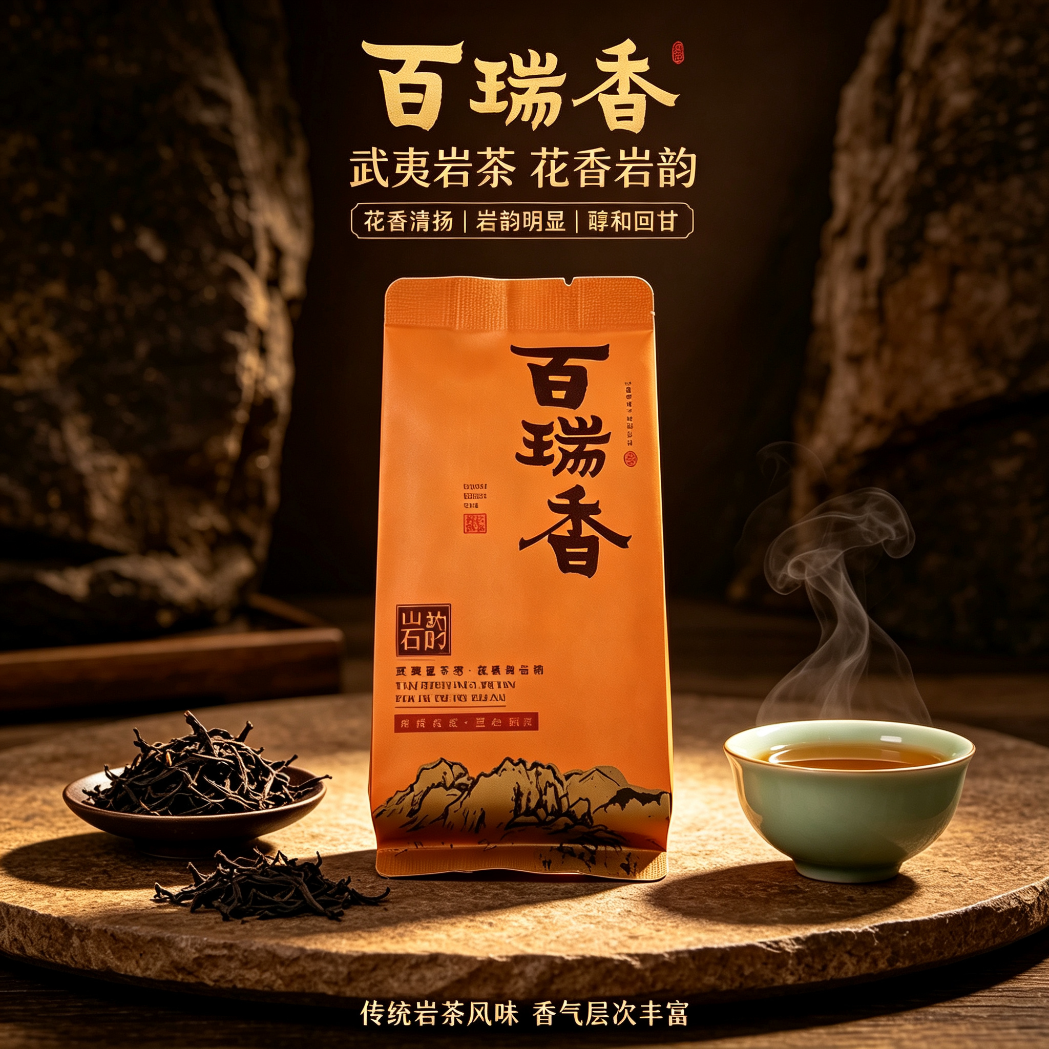 武夷岩茶百瑞香高山春茶中火慢焙