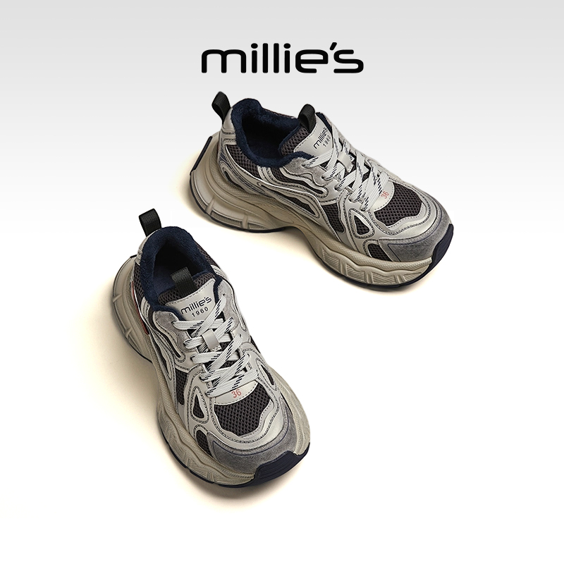 millies妙丽厚底老爹鞋女
