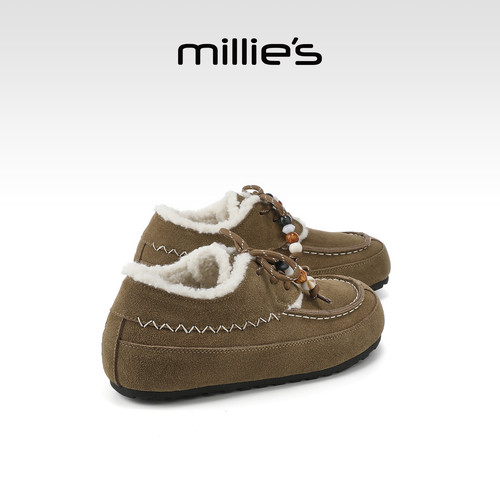 millies妙丽勃肯鞋加绒棉鞋