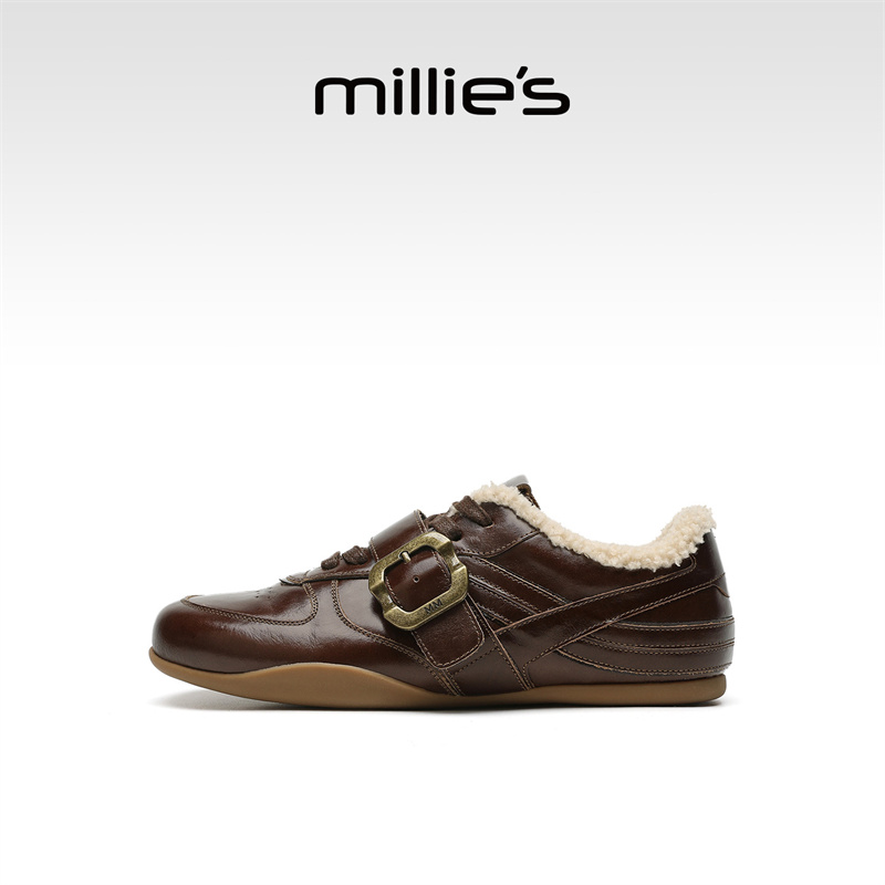 millies妙丽女鞋加绒休闲鞋
