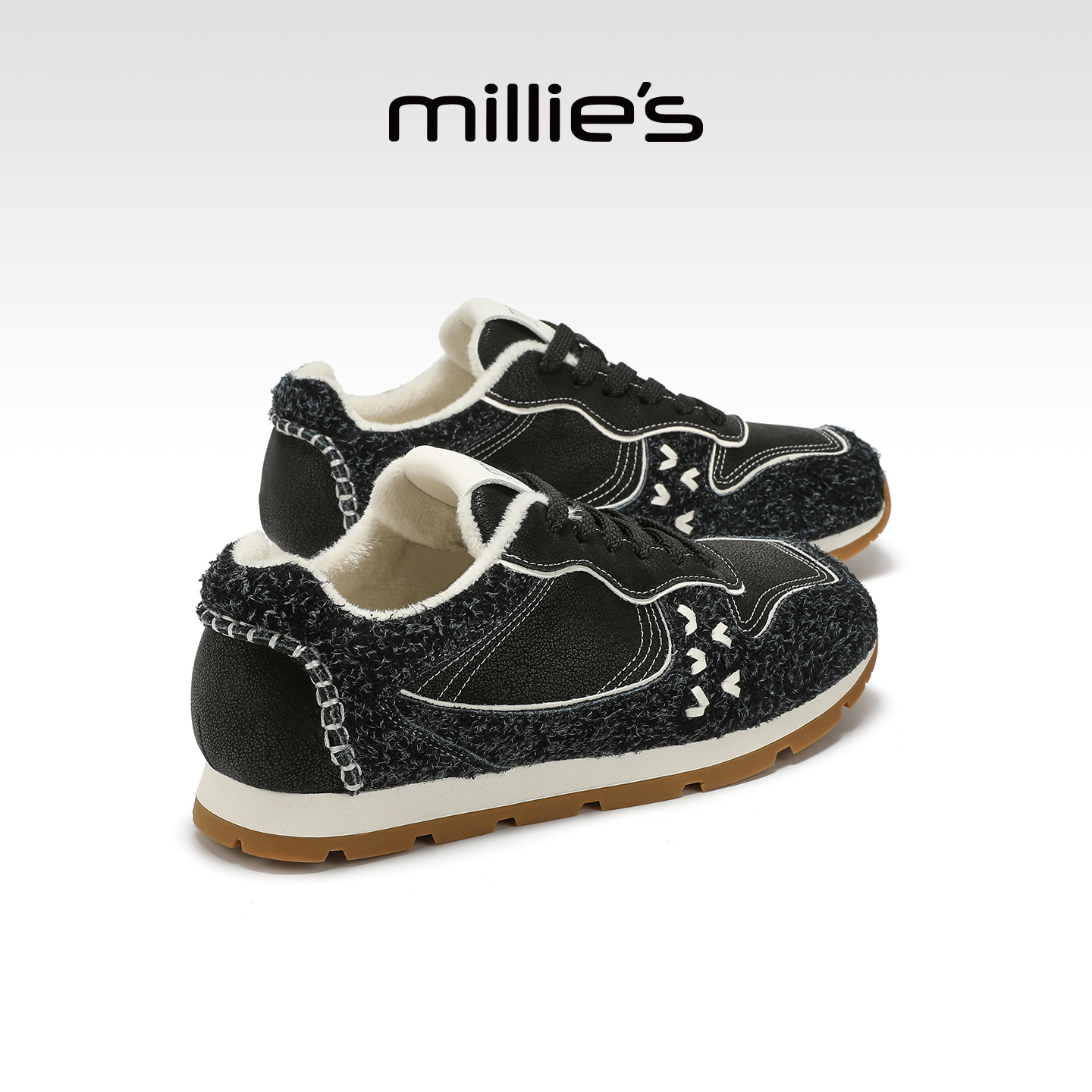 millies妙丽德训鞋女款厚底