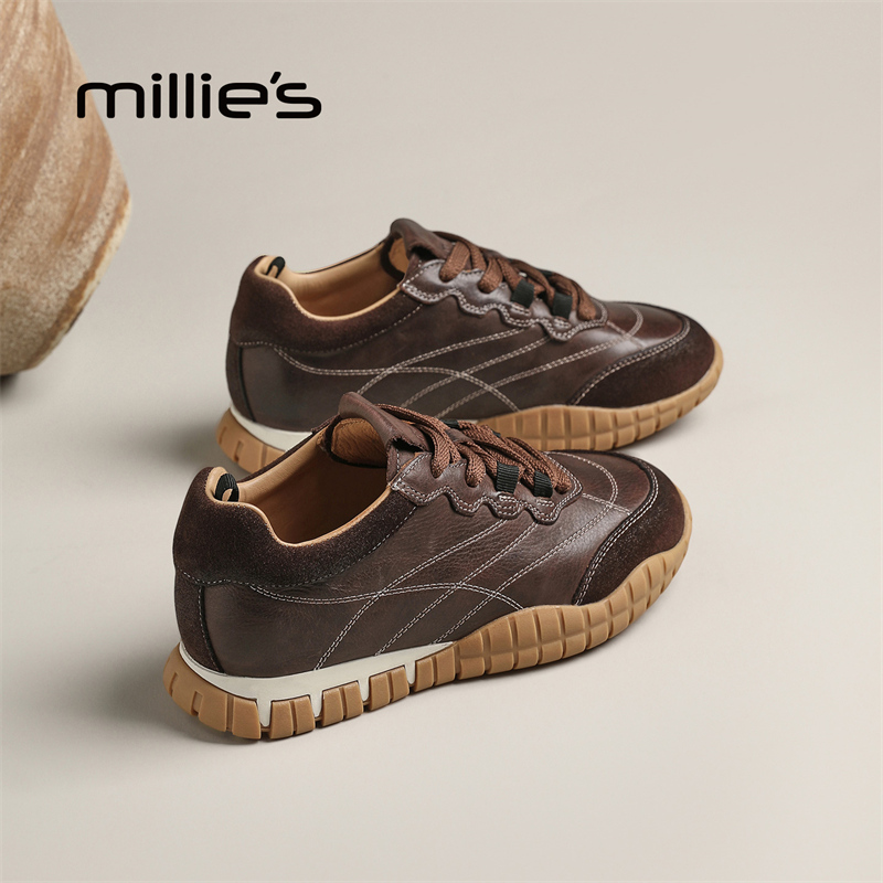 millies妙丽复古风时尚德训鞋