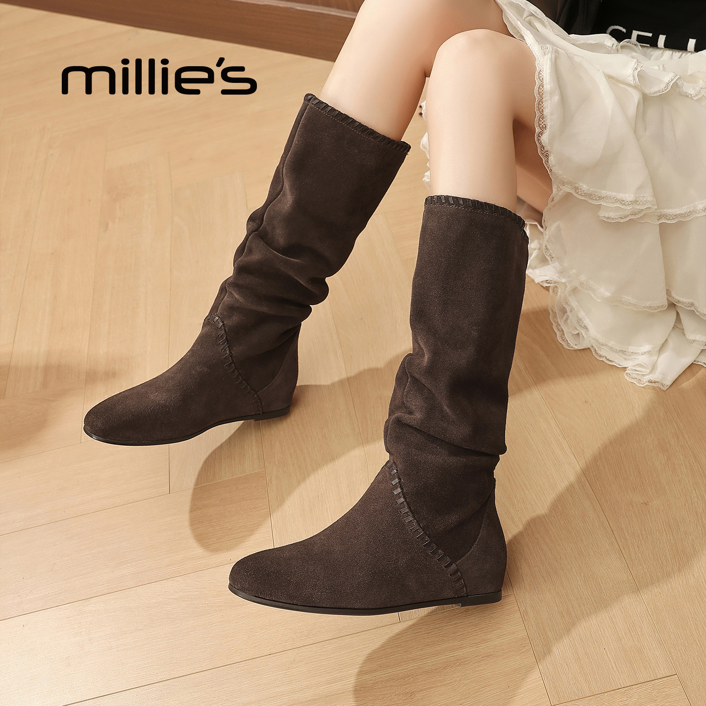 millies妙丽女鞋时尚瘦瘦靴