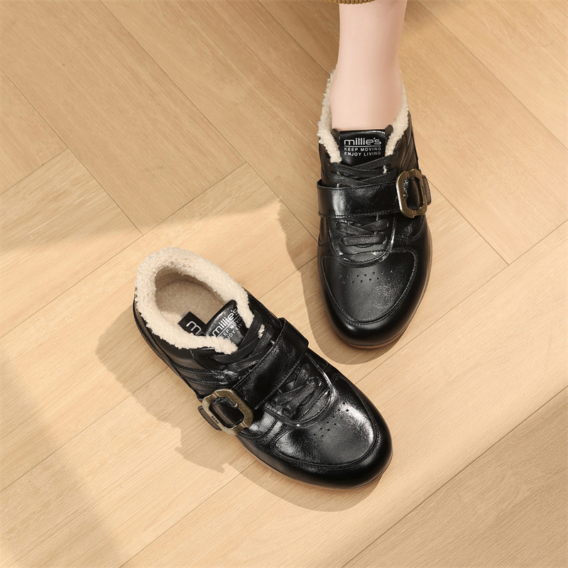 millies妙丽女鞋加绒休闲女鞋