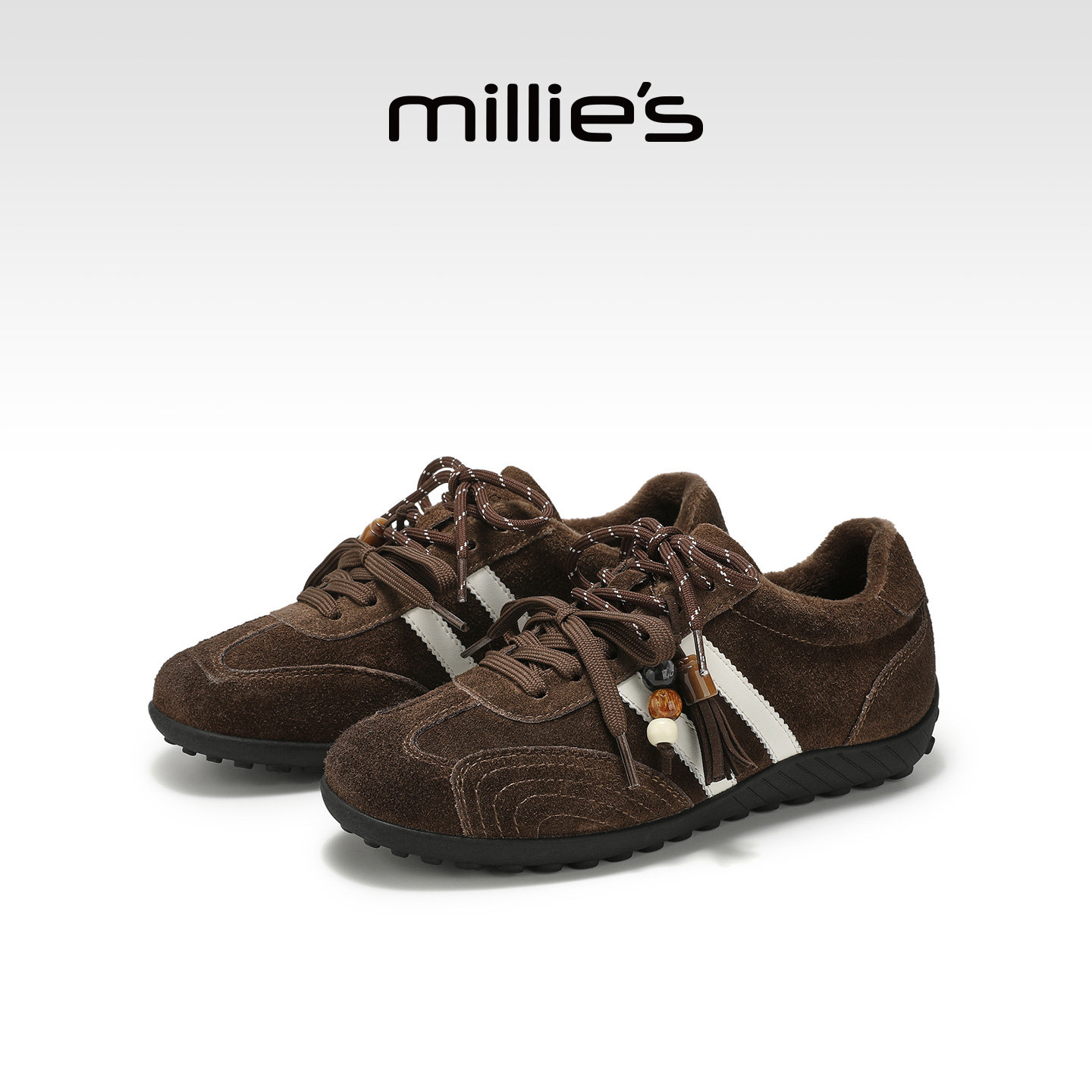 millies妙丽女鞋加绒运动鞋