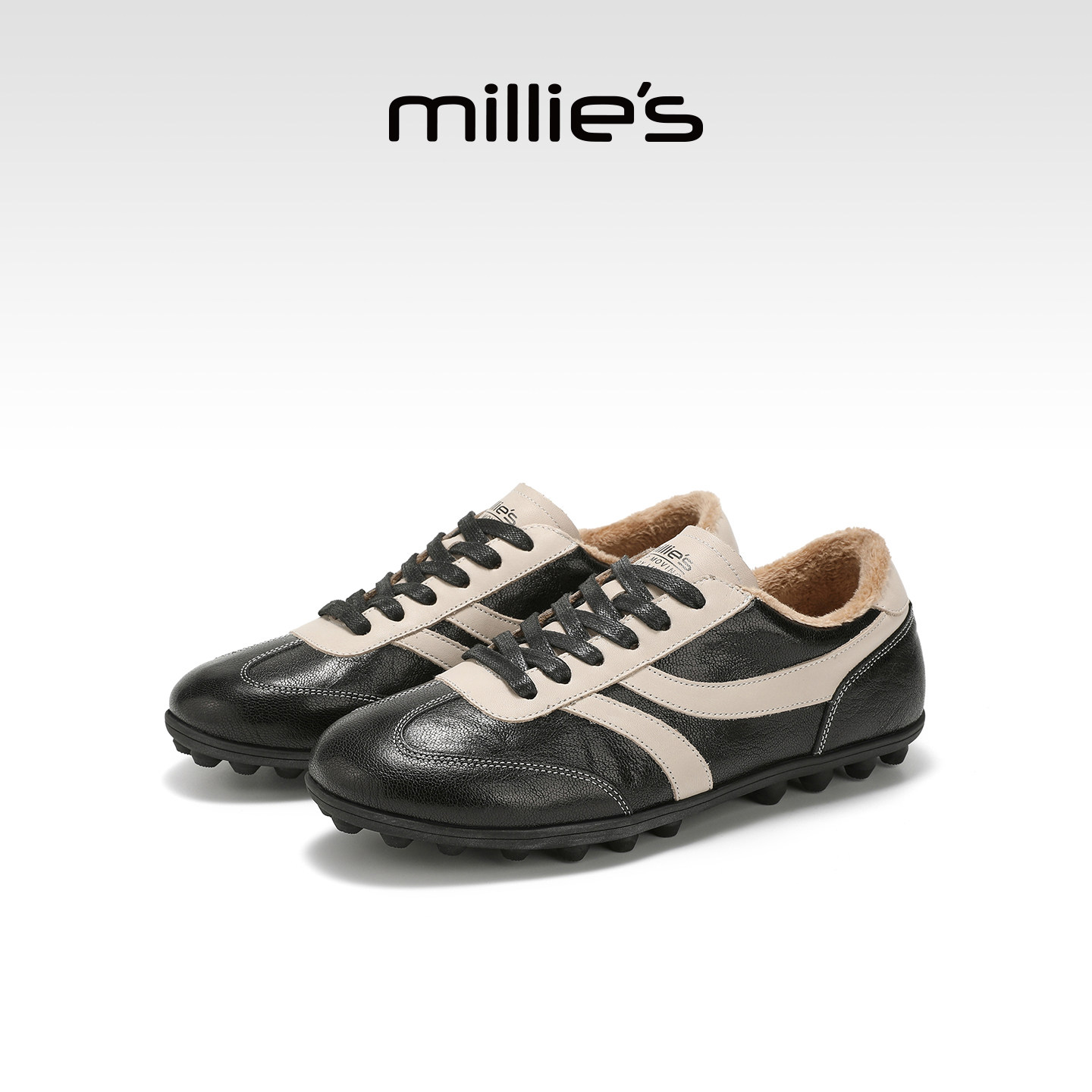 millies妙丽女鞋加绒保暖休闲鞋