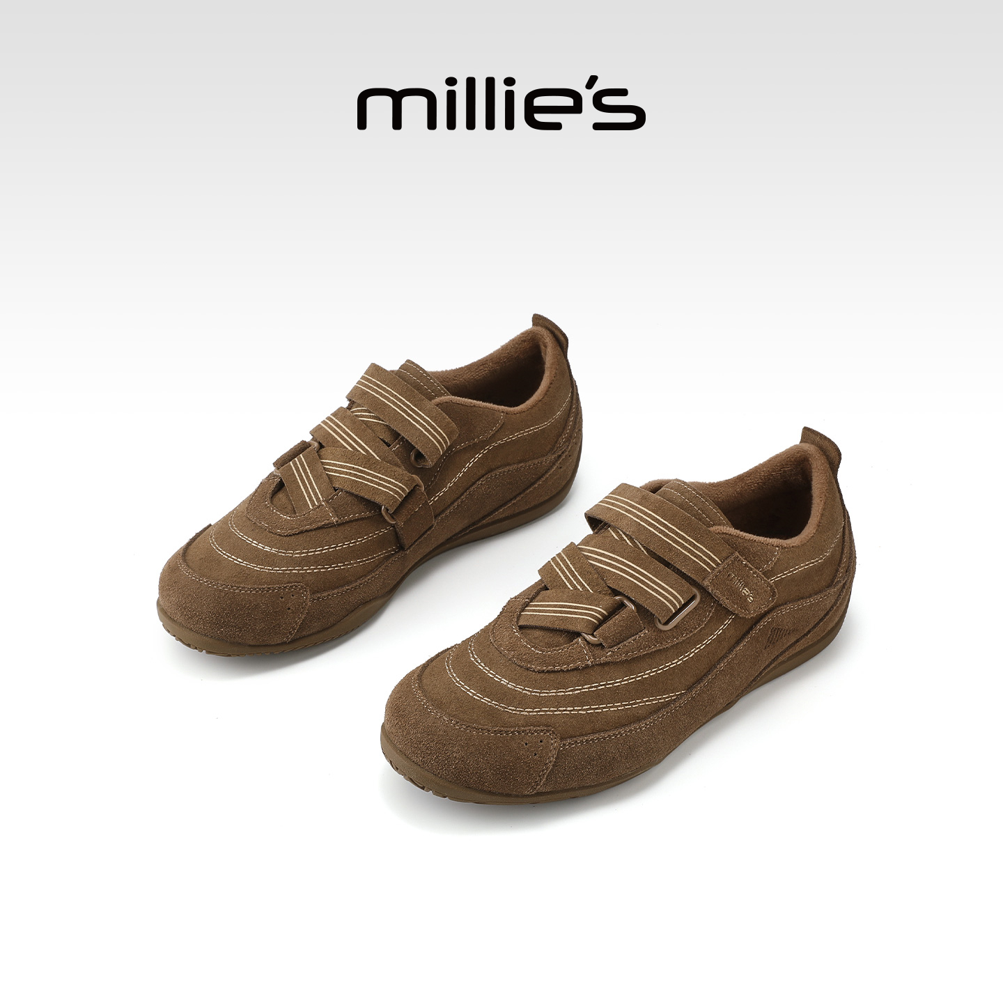 millies妙丽加绒德训鞋女款冬