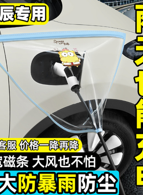 启辰D60 EV大VDDI超混动充电口器保护防水盖充电枪防雨罩用品配件