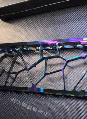 现货电镀镜面镂空铝壳gh60适配wooting，rakka，hm66，小夜等