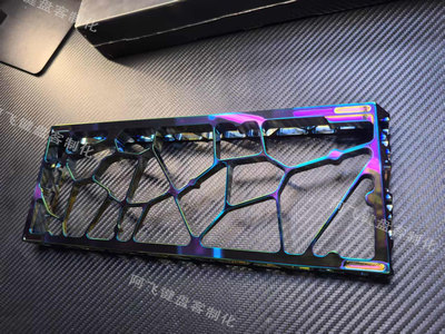 现货电镀镜面镂空铝壳gh60适配wooting，rakka，hm66，小夜等