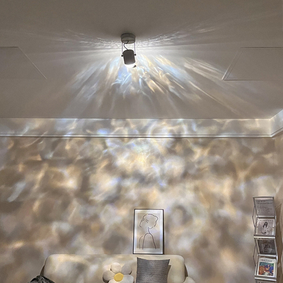 水波纹灯射灯明装网红墙壁直播背景2023新款吊灯卧室牀头氛围壁灯