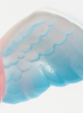 默境 稀奇瞿广慈雕塑天使比比-梦想家手绘玻璃钢精美可爱摆件礼物