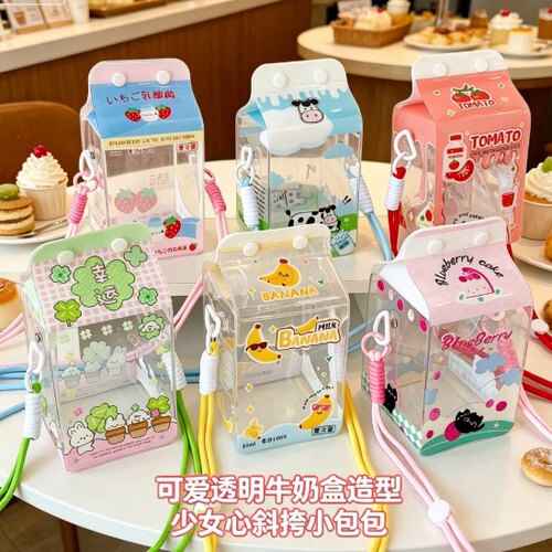 可爱卡通透明娃包玩偶展示收纳