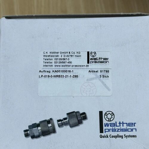 直销WALTHER 快速接头 LP-019-2-WR533-21-1