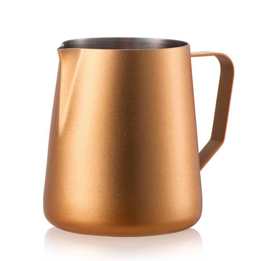直销帝国鹰嘴不锈钢拉花杯 花式咖啡器具 拉花杯 打奶缸 拉花壶60