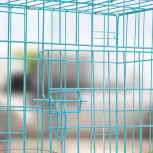 直销狗笼自动清粪博美犬专用狗窝带厕所小狗笼子家用室内折叠猫笼