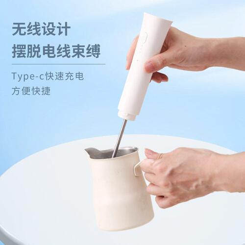 直销厨房用品电动打蛋器 咖啡用具手持小型奶泡器 拉花牛奶打泡搅