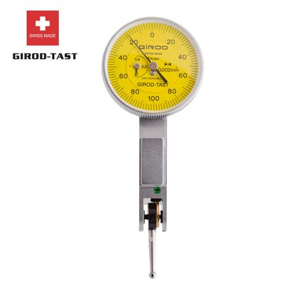 瑞士基诺GIROD 进口杠杆千分表 精度2μm 量程0.5 GT2253 GT2453