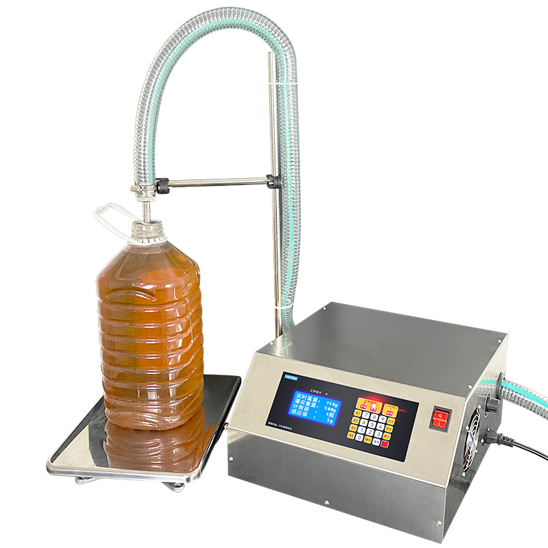 液体灌装机e蜂蜜食用油洗衣液洗洁精小型大流量全自动称重定量分