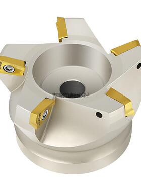 75度废角刀盘 横装数控面铣刀盘 平面铣刀盘RAP/KAP400R63 80副角