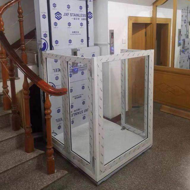 小型别墅家用电梯二层室内三四层升降楼道液压五层升降机货梯平台