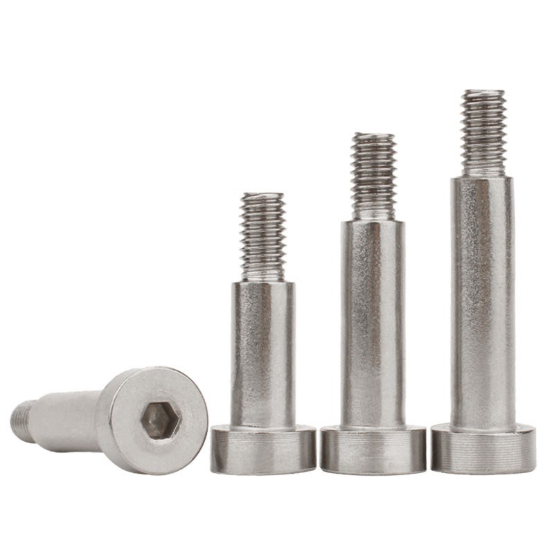 304不锈钢塞打螺丝等高限位台阶内六角轴肩螺栓凸肩螺钉M8M10M12