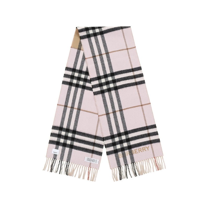 BURBERRY博柏利 男女同款双面流苏围巾披肩168*30cm 8059280同